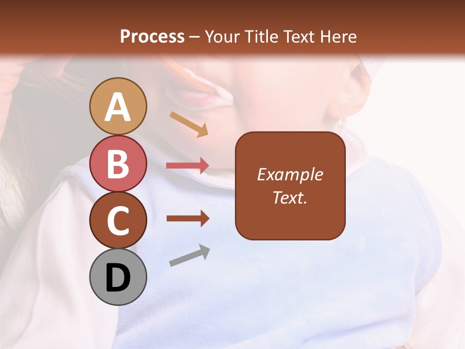 Young Woman Food Dinner PowerPoint Template