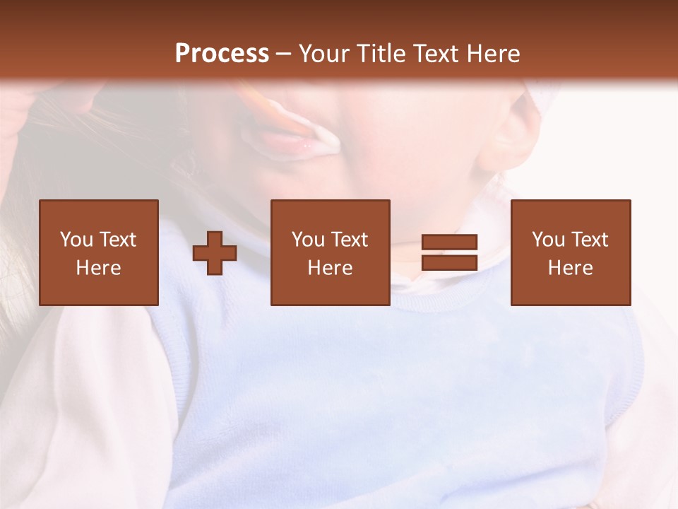 Young Woman Food Dinner PowerPoint Template