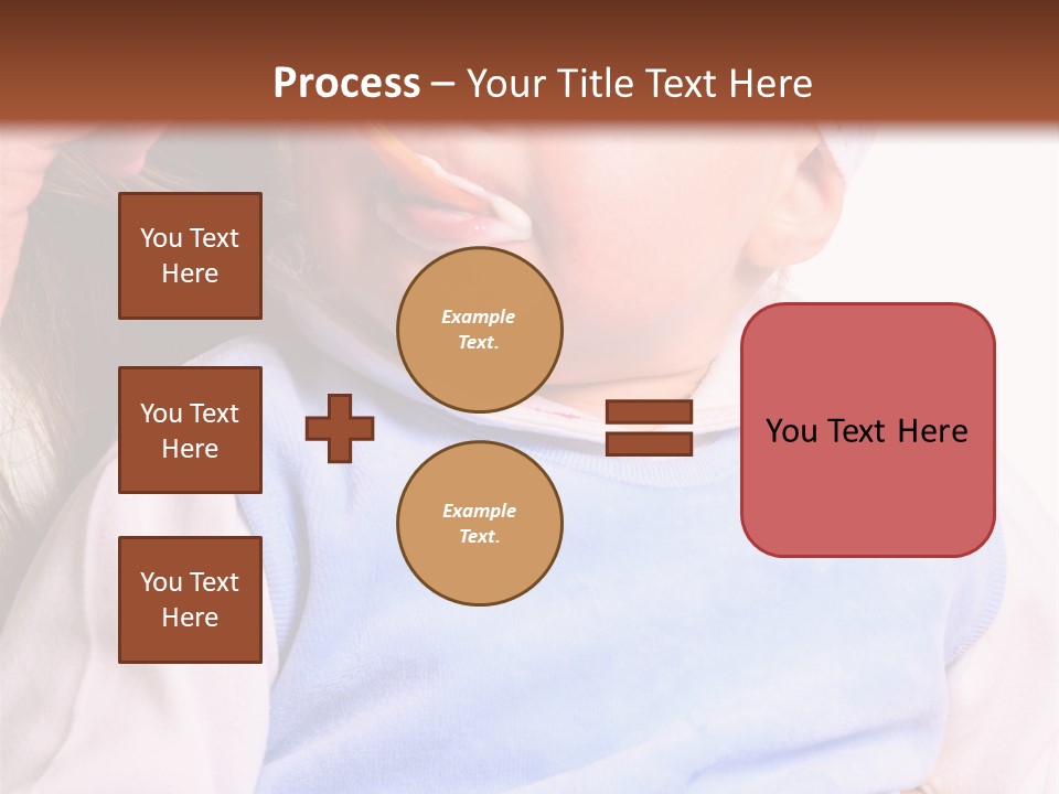 Young Woman Food Dinner PowerPoint Template