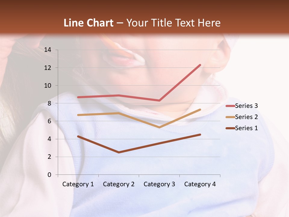 Young Woman Food Dinner PowerPoint Template