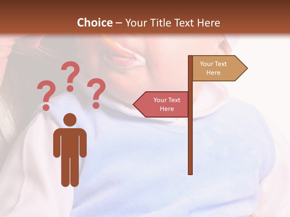 Young Woman Food Dinner PowerPoint Template