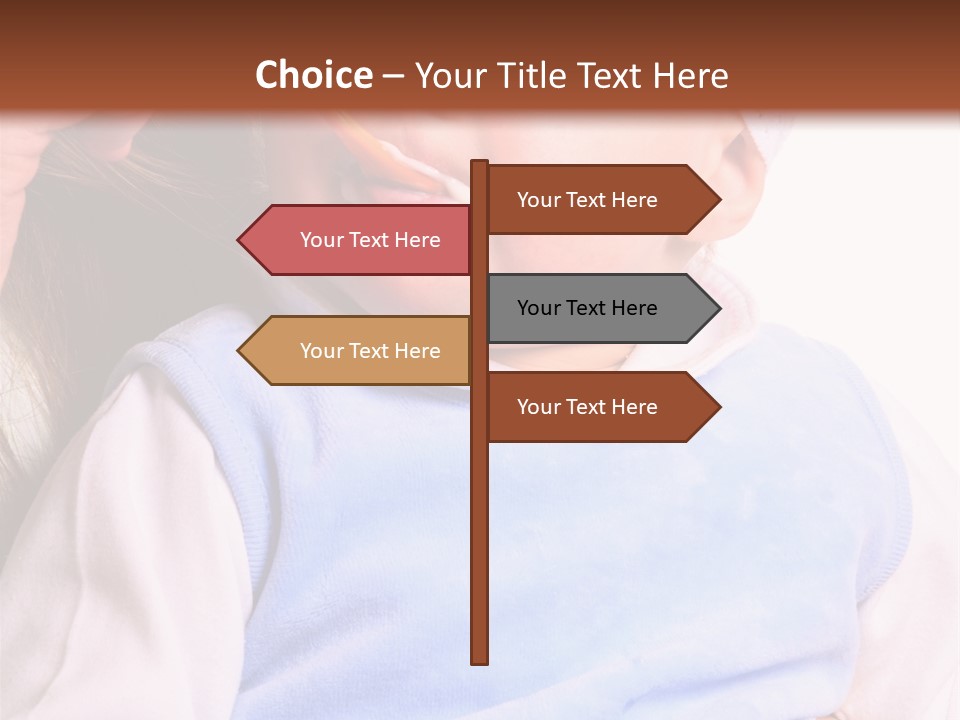 Young Woman Food Dinner PowerPoint Template