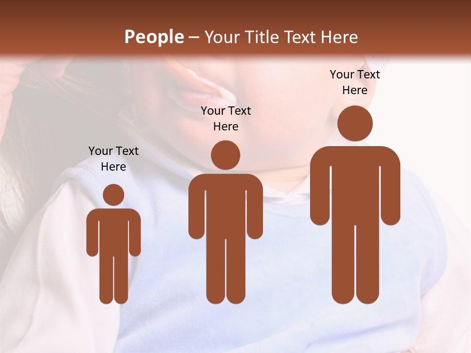 Young Woman Food Dinner PowerPoint Template