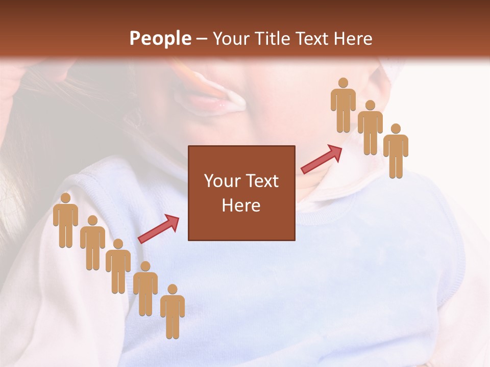 Young Woman Food Dinner PowerPoint Template