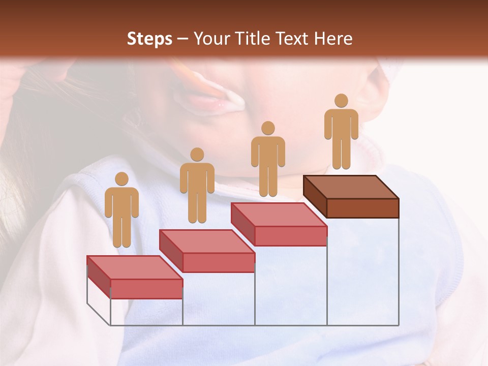 Young Woman Food Dinner PowerPoint Template