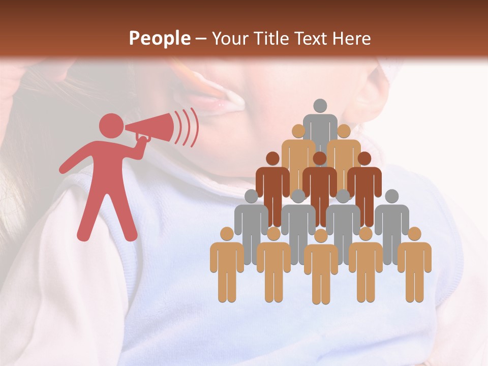 Young Woman Food Dinner PowerPoint Template