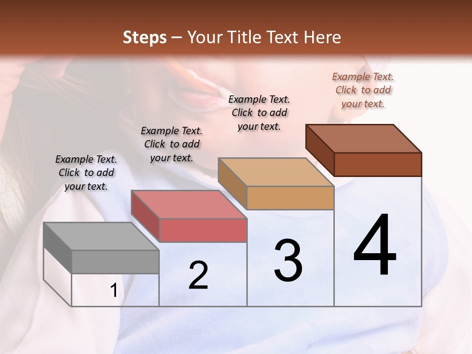 Young Woman Food Dinner PowerPoint Template