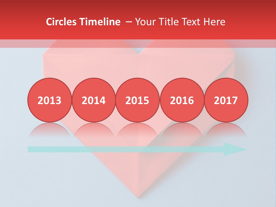 Anniversary Shape Invitation PowerPoint Template