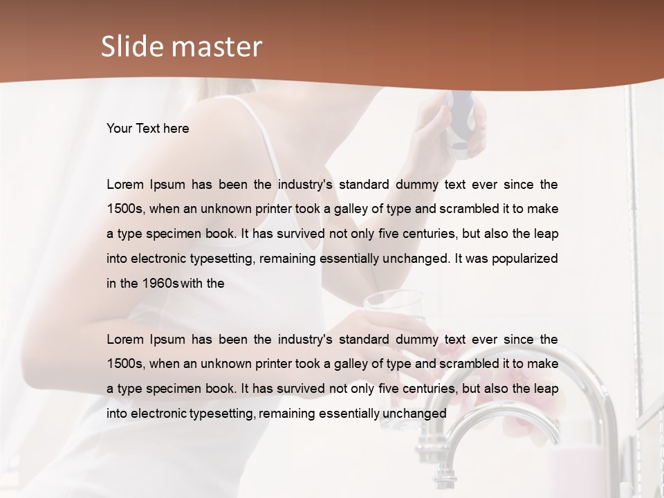 Face Black Unhappy PowerPoint Template