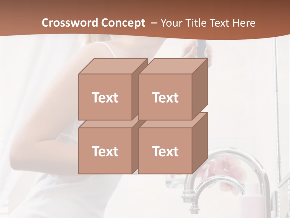 Face Black Unhappy PowerPoint Template