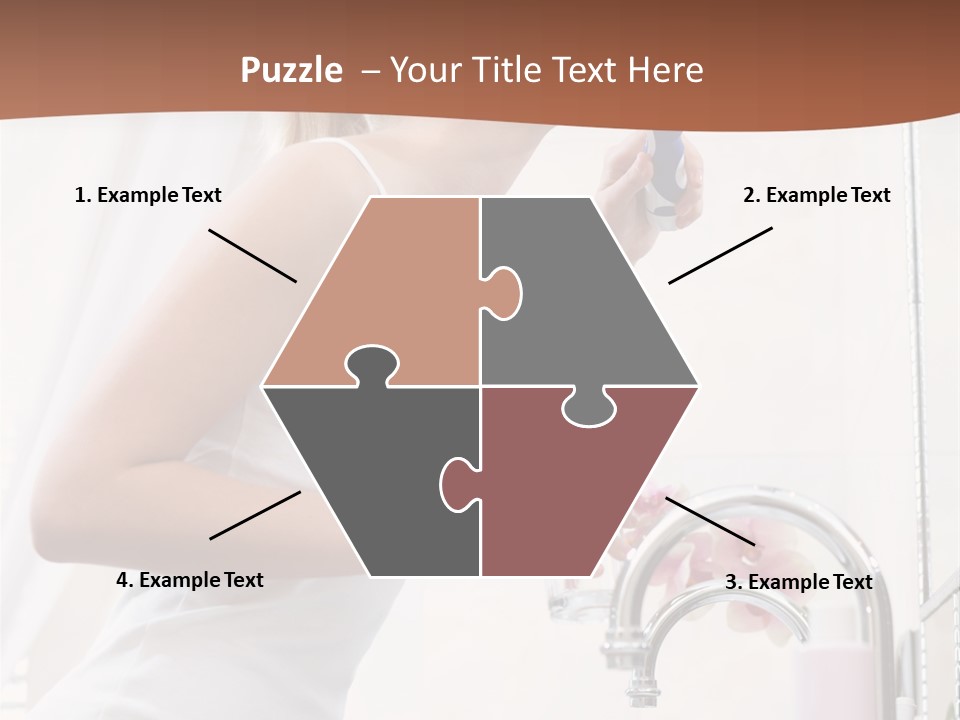 Face Black Unhappy PowerPoint Template