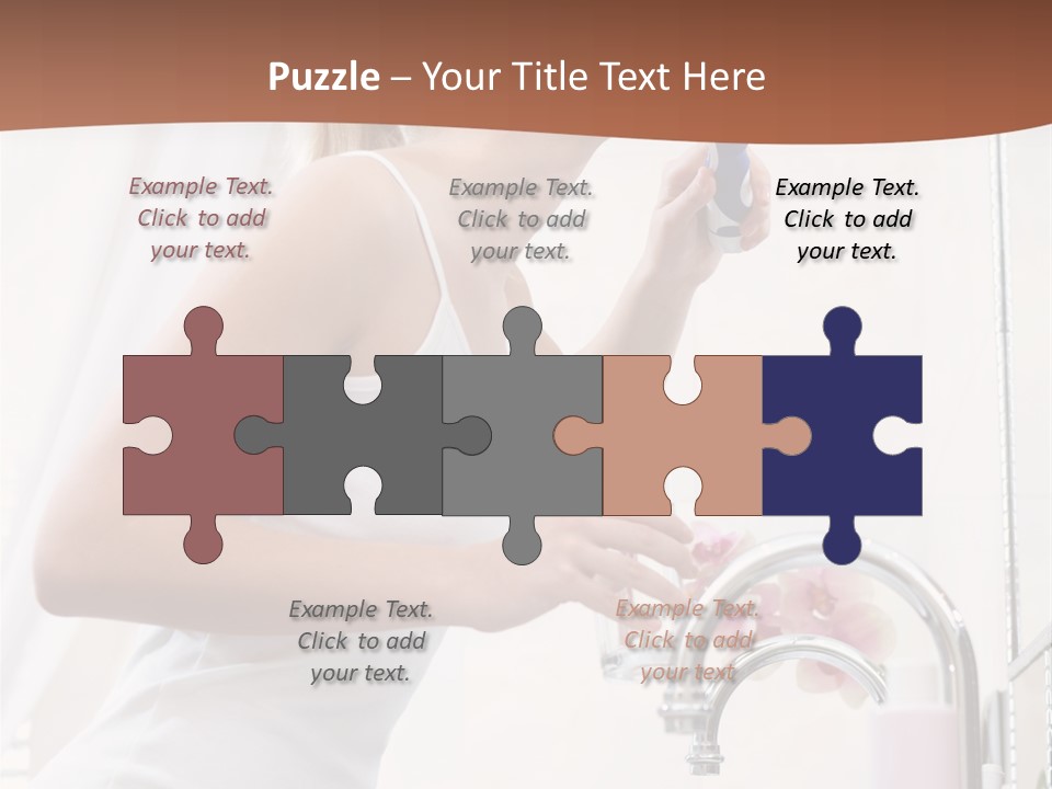 Face Black Unhappy PowerPoint Template