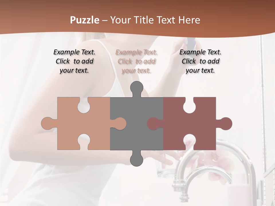 Face Black Unhappy PowerPoint Template