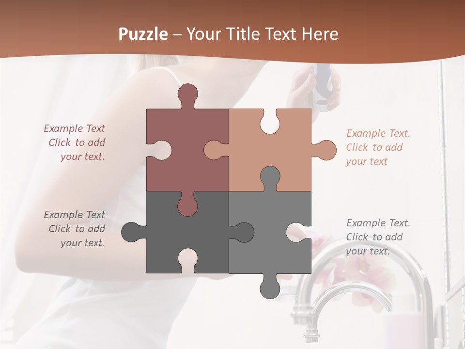 Face Black Unhappy PowerPoint Template