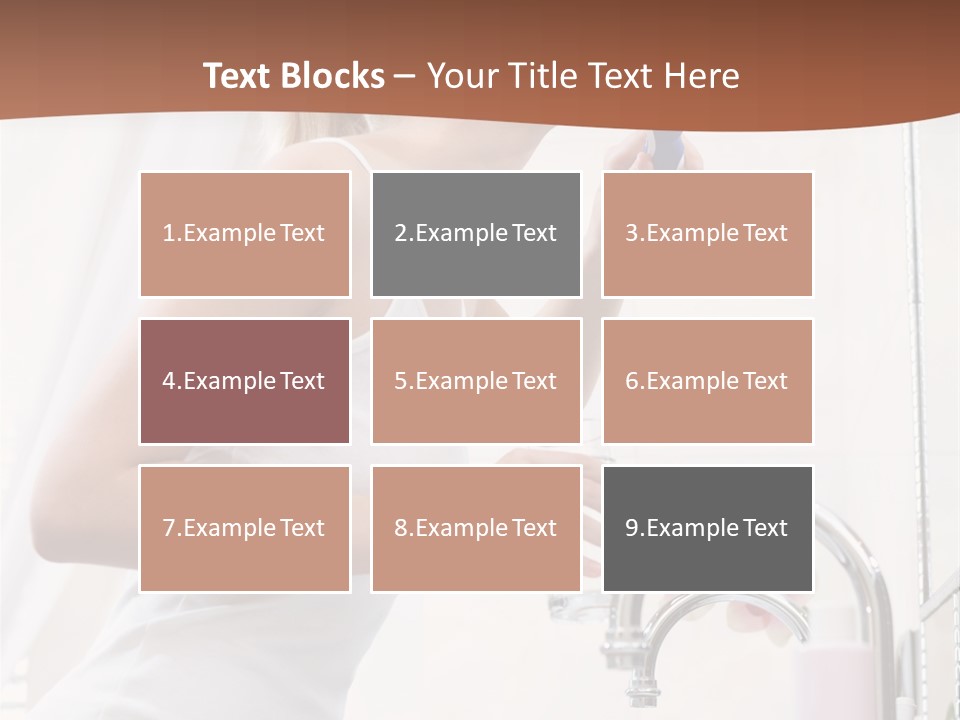 Face Black Unhappy PowerPoint Template
