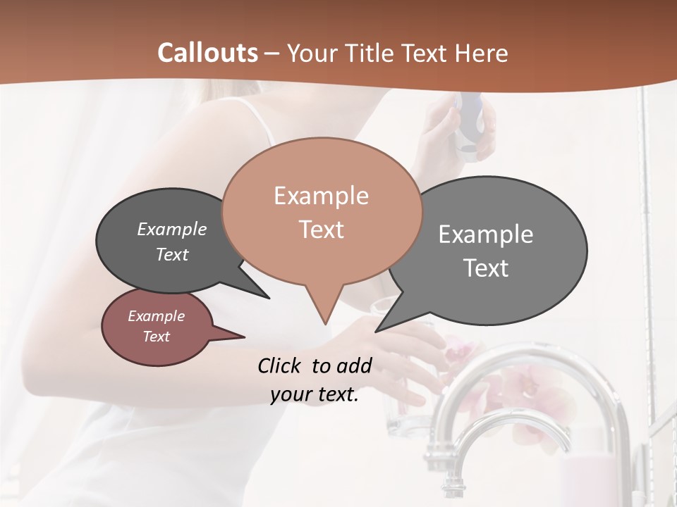 Face Black Unhappy PowerPoint Template