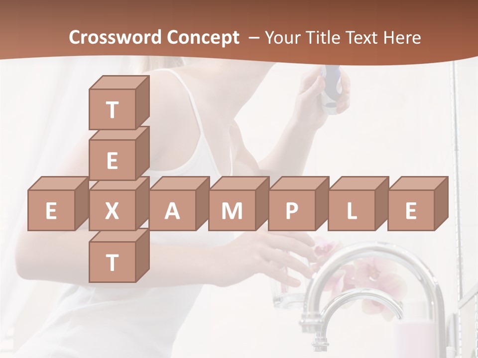 Face Black Unhappy PowerPoint Template