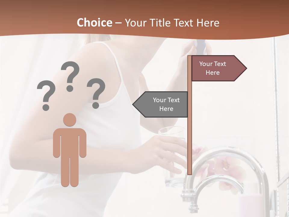 Face Black Unhappy PowerPoint Template