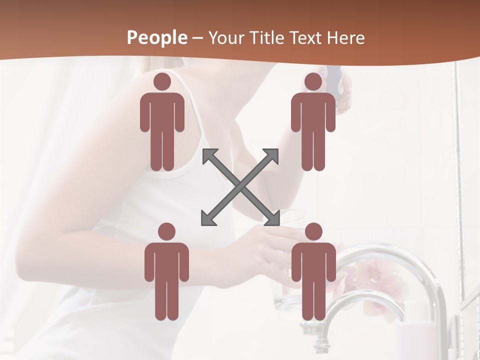 Face Black Unhappy PowerPoint Template