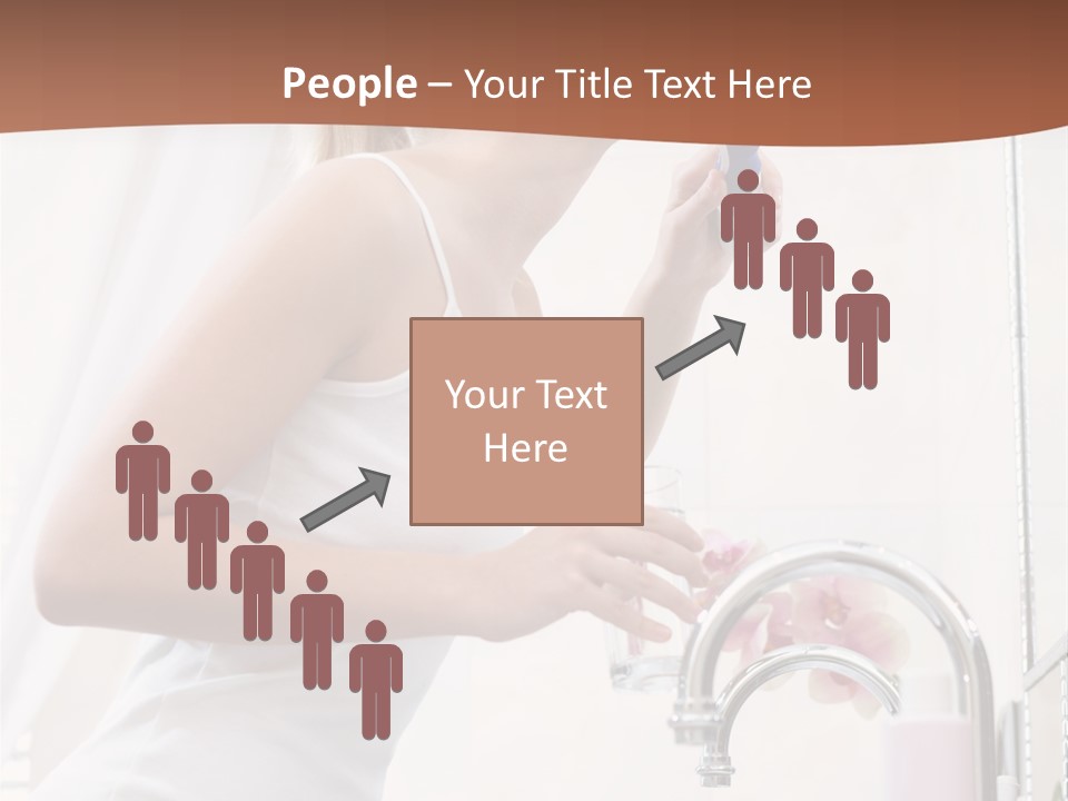 Face Black Unhappy PowerPoint Template