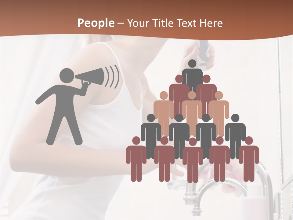 Face Black Unhappy PowerPoint Template