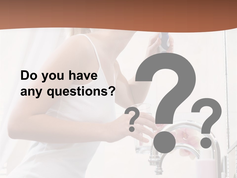 Face Black Unhappy PowerPoint Template