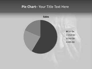 Face Black Unhappy PowerPoint Template