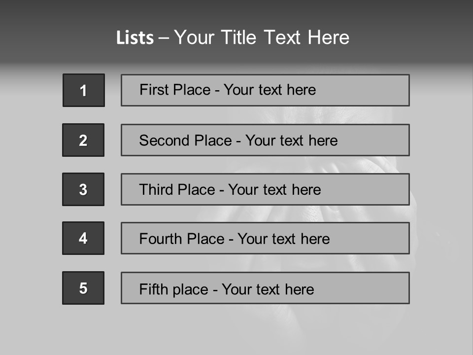 Face Black Unhappy PowerPoint Template