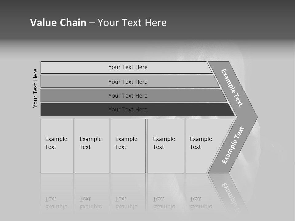 Face Black Unhappy PowerPoint Template