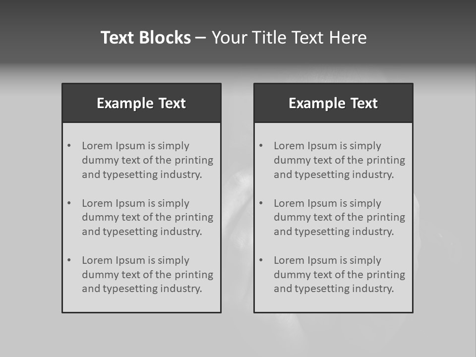Face Black Unhappy PowerPoint Template