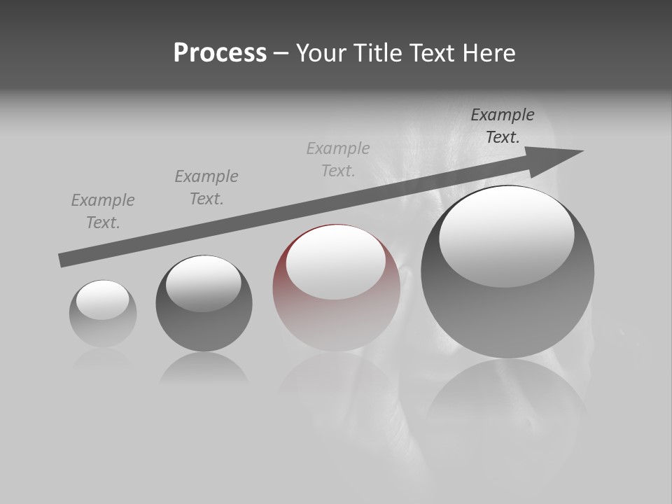 Face Black Unhappy PowerPoint Template
