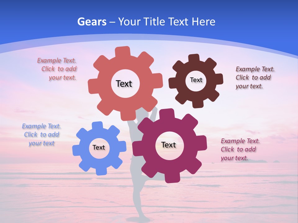 Pose Holiday Body PowerPoint Template