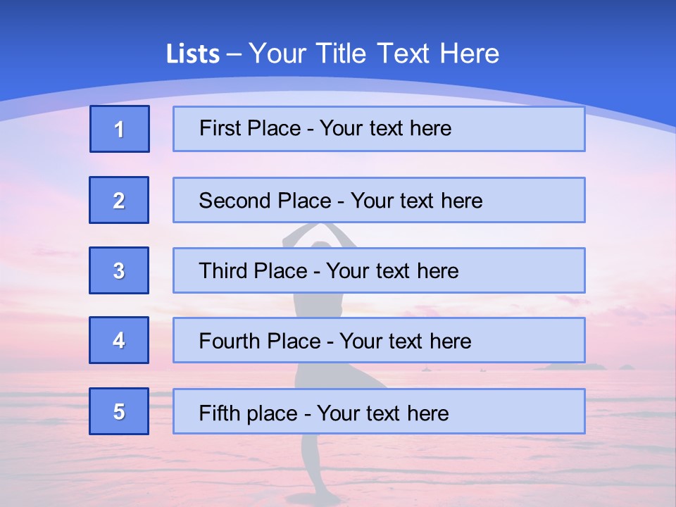 Pose Holiday Body PowerPoint Template