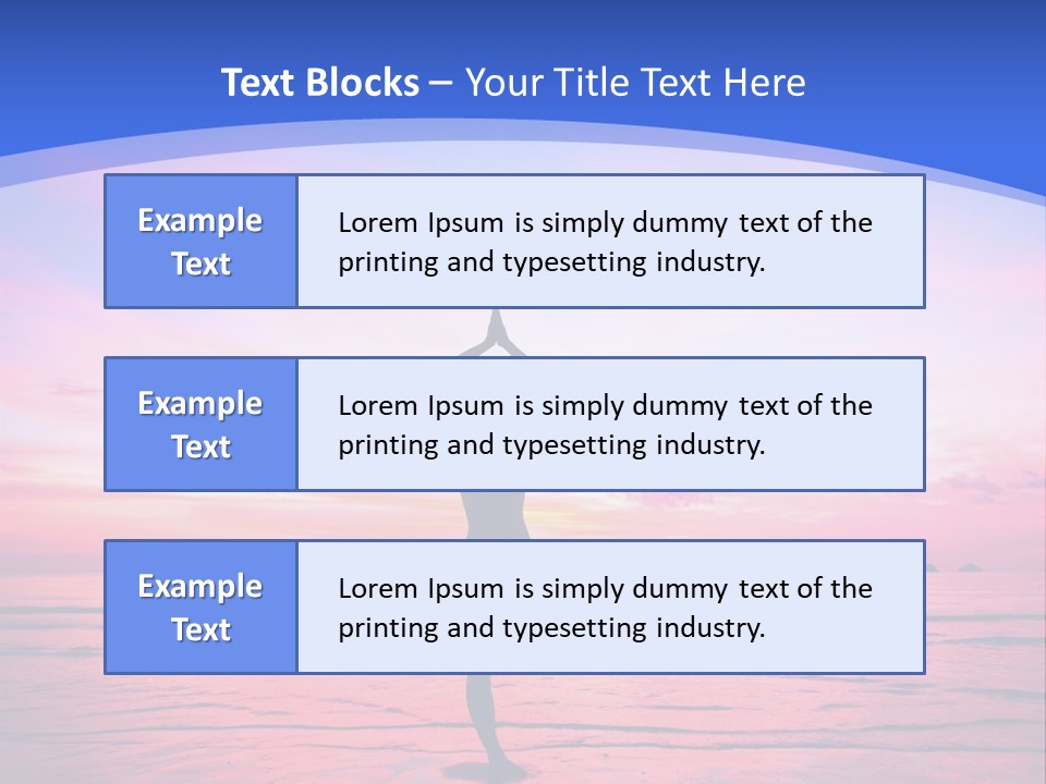 Pose Holiday Body PowerPoint Template