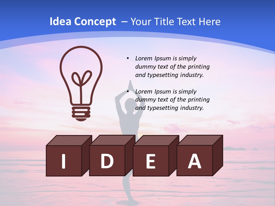 Pose Holiday Body PowerPoint Template