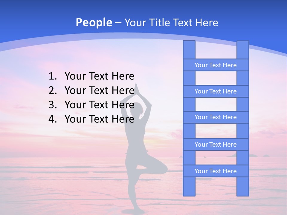 Pose Holiday Body PowerPoint Template