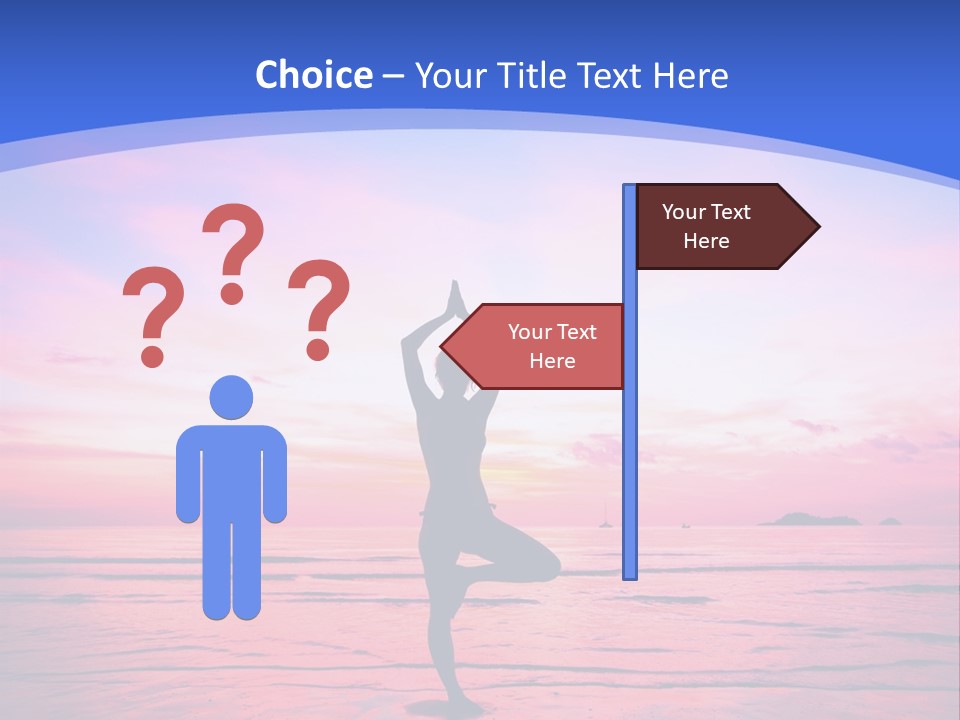 Pose Holiday Body PowerPoint Template