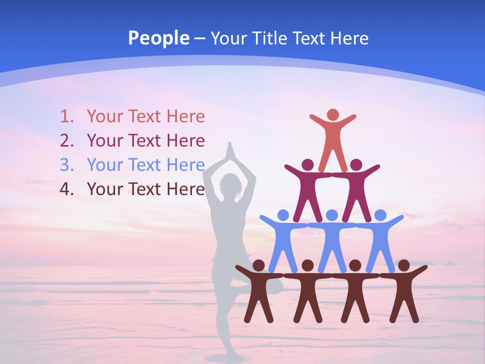 Pose Holiday Body PowerPoint Template