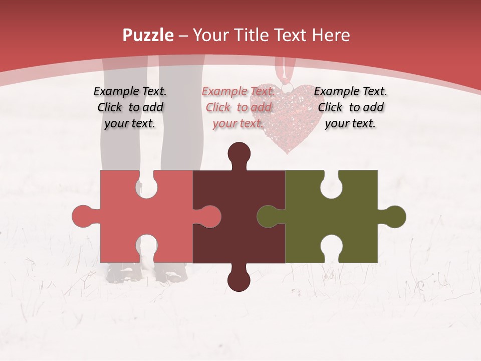 Person Portrait White PowerPoint Template