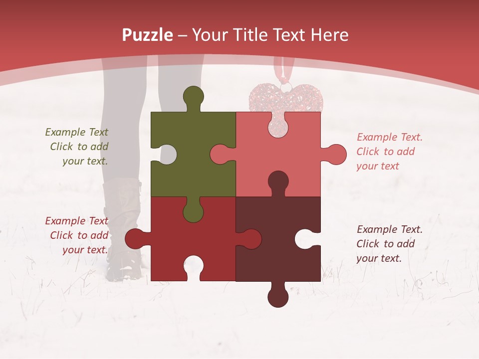 Person Portrait White PowerPoint Template