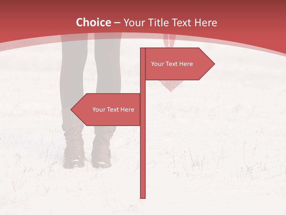 Person Portrait White PowerPoint Template