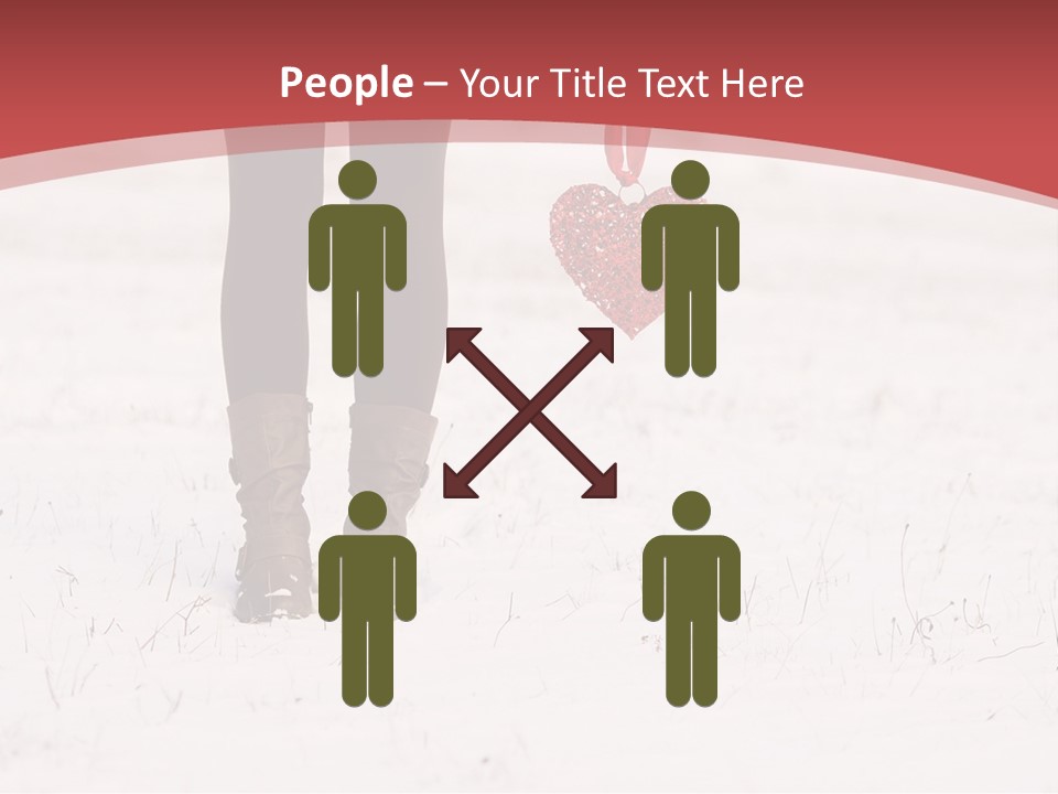 Person Portrait White PowerPoint Template