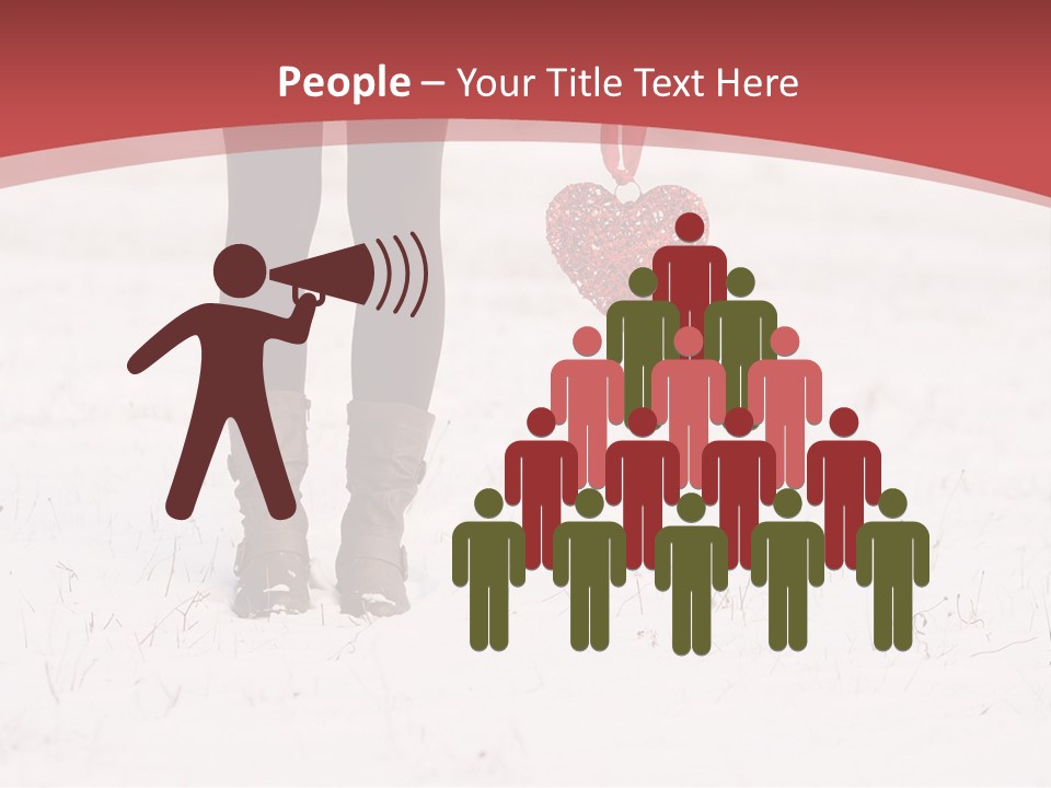 Person Portrait White PowerPoint Template