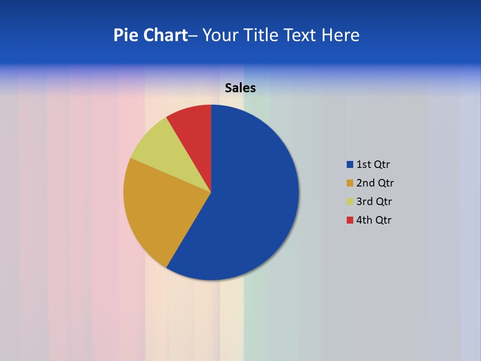 Row Stripes Abstract PowerPoint Template