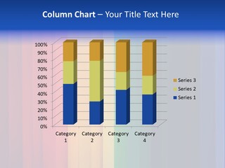 Row Stripes Abstract PowerPoint Template