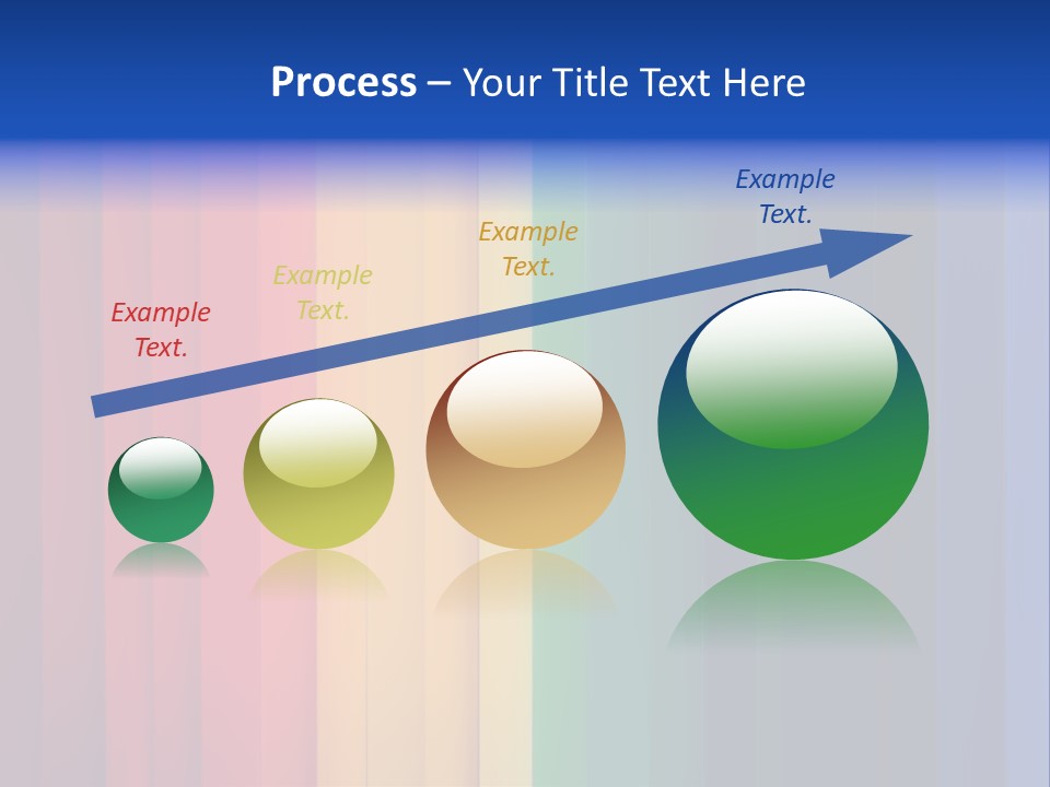 Row Stripes Abstract PowerPoint Template