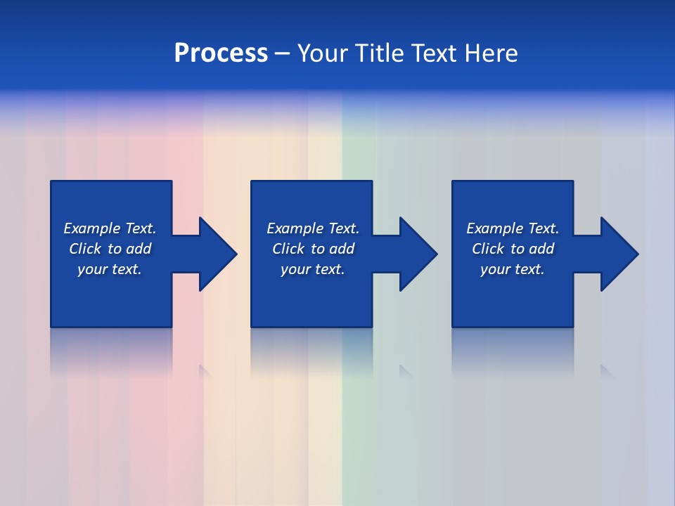 Row Stripes Abstract PowerPoint Template