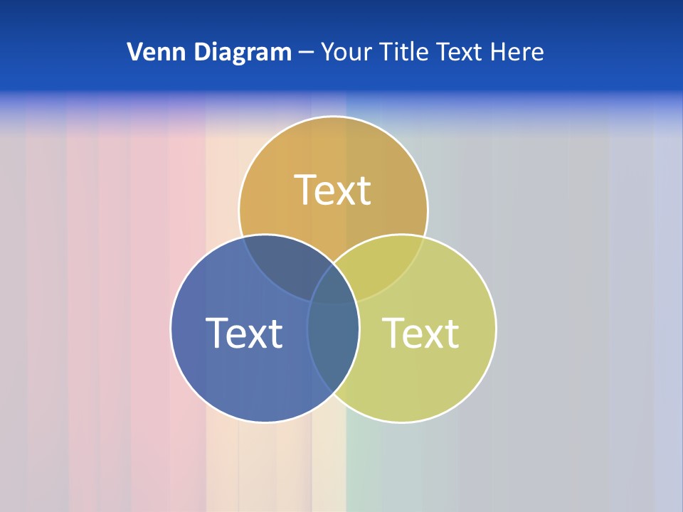Row Stripes Abstract PowerPoint Template