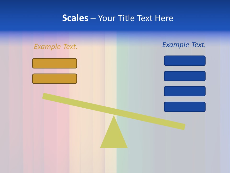 Row Stripes Abstract PowerPoint Template