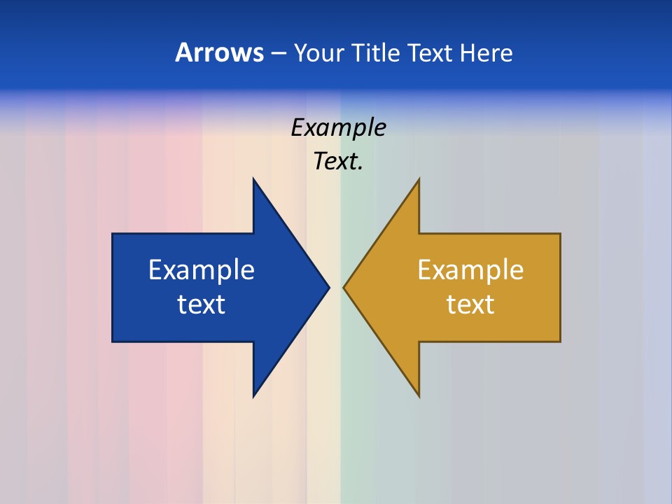 Row Stripes Abstract PowerPoint Template